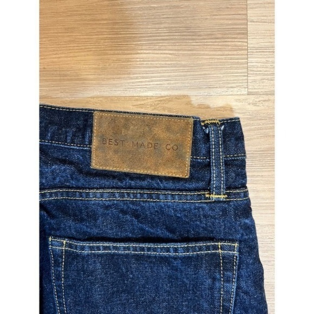 Classic Streetwear Style Selvedge Dark Denim Jeans Size 33W - Best Made Co. - Picture 9 of 9
